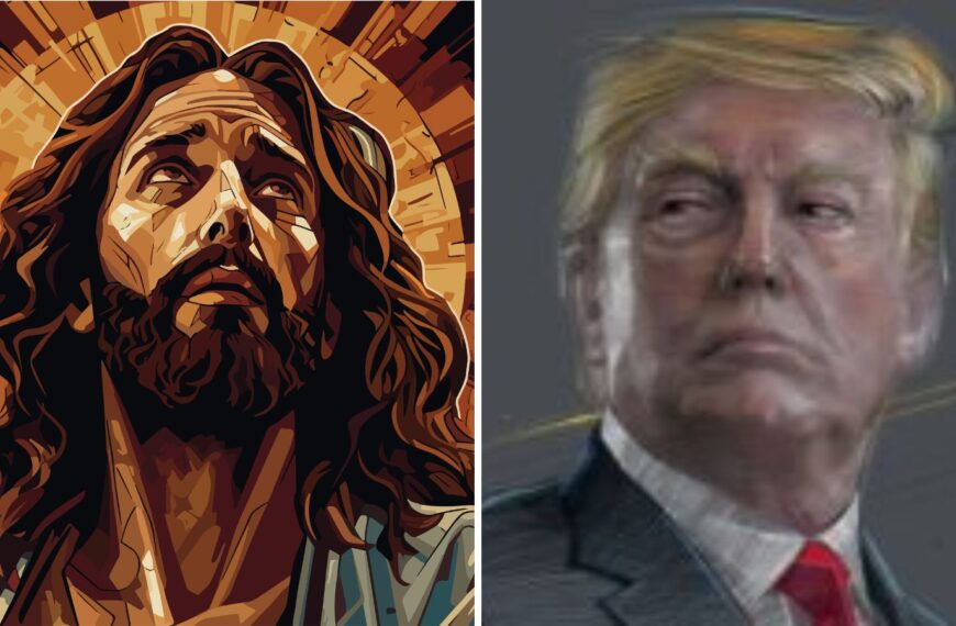 Holy Don! Trump Shares Bizarre Sketch of Jesus By His Side in Court