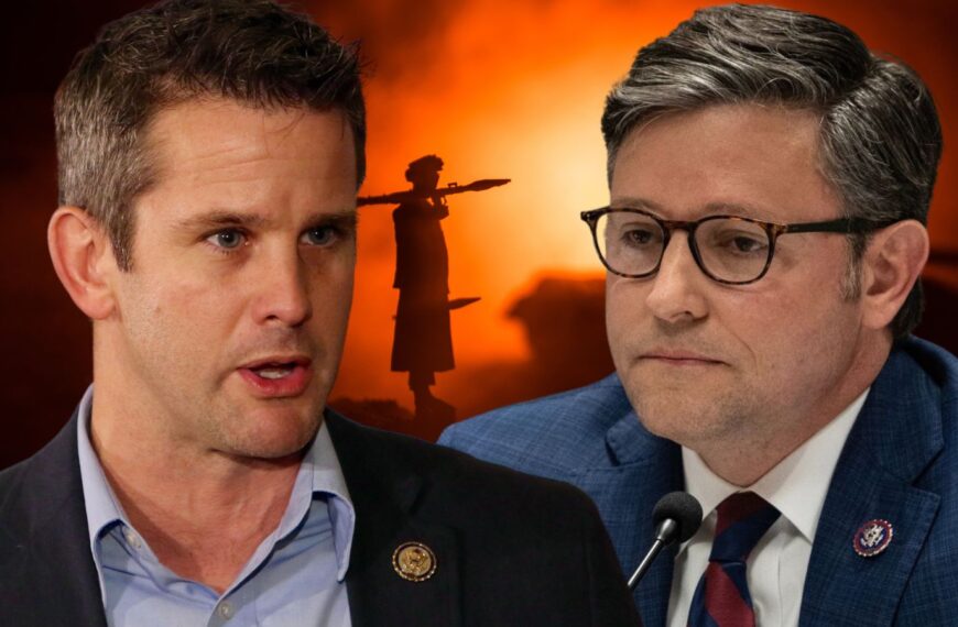 “There Is No Difference Between Christian Nationalism and the Taliban”: Former GOP Rep. Adam Kinzinger Hits Out at House Speaker Johnson’s Extremist Views