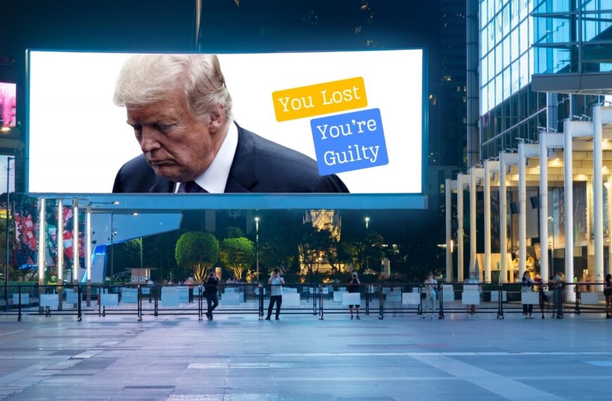 “You Lost, You’re Guilty”: Leftist Billboards Target Trump at Palmetto Bowl, North Carolina